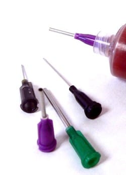 Plastic Fexible PP Blunt Dispensing Syringe Needle Tips For DIY Craft 6 Pcs 