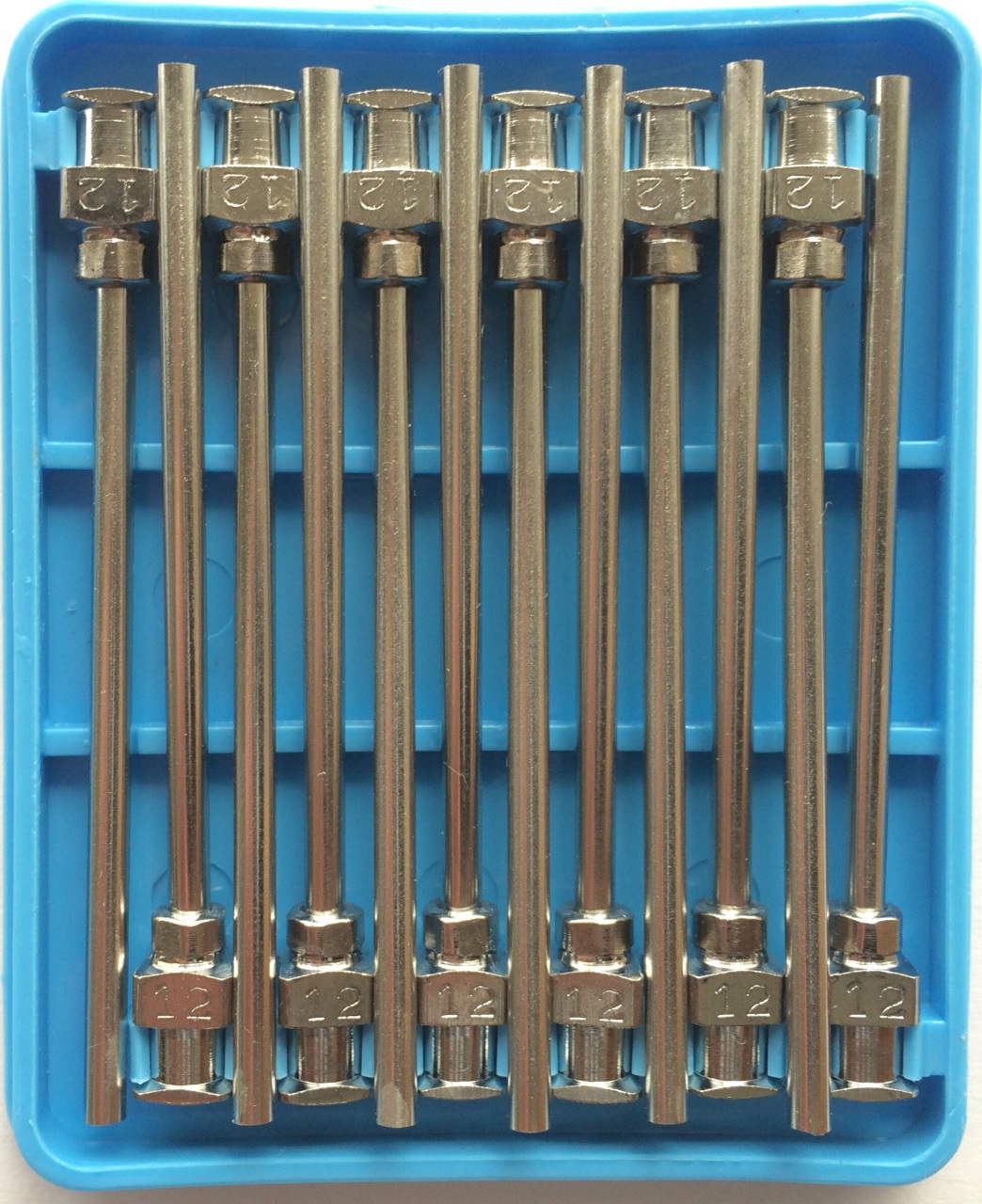 Dispensing Needle 12G x 5" Pack of 10 Stainless Steel Tube Blunt Tip Luer Lock 